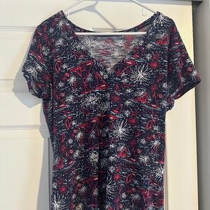 Lilly Pulitzer 4th of July Shirt size L